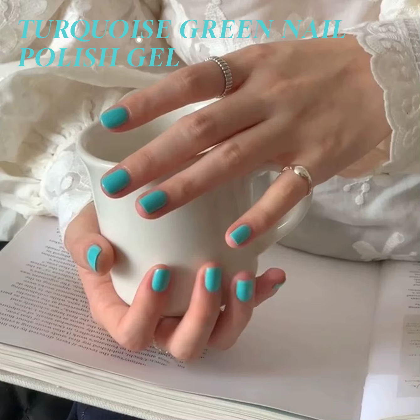 MIANEL 12ML 2026 Vernis à ongles gel vert turquoise