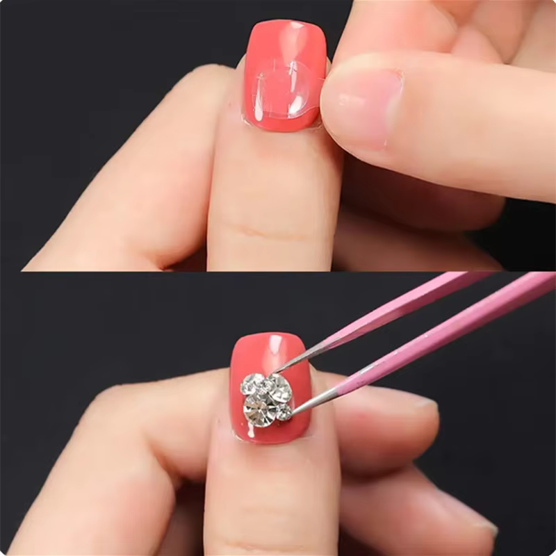 600 pièces Double face colle autocollant pour ongles onglets adhésifs imperméable respirant faux