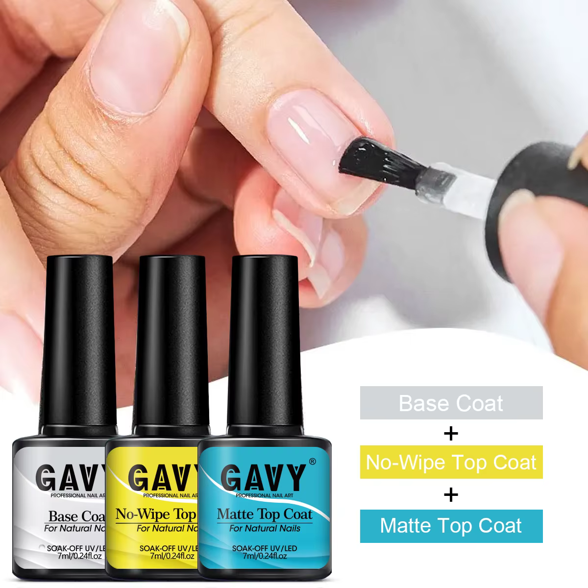 Ensemble de vernis à ongles gel longue durée