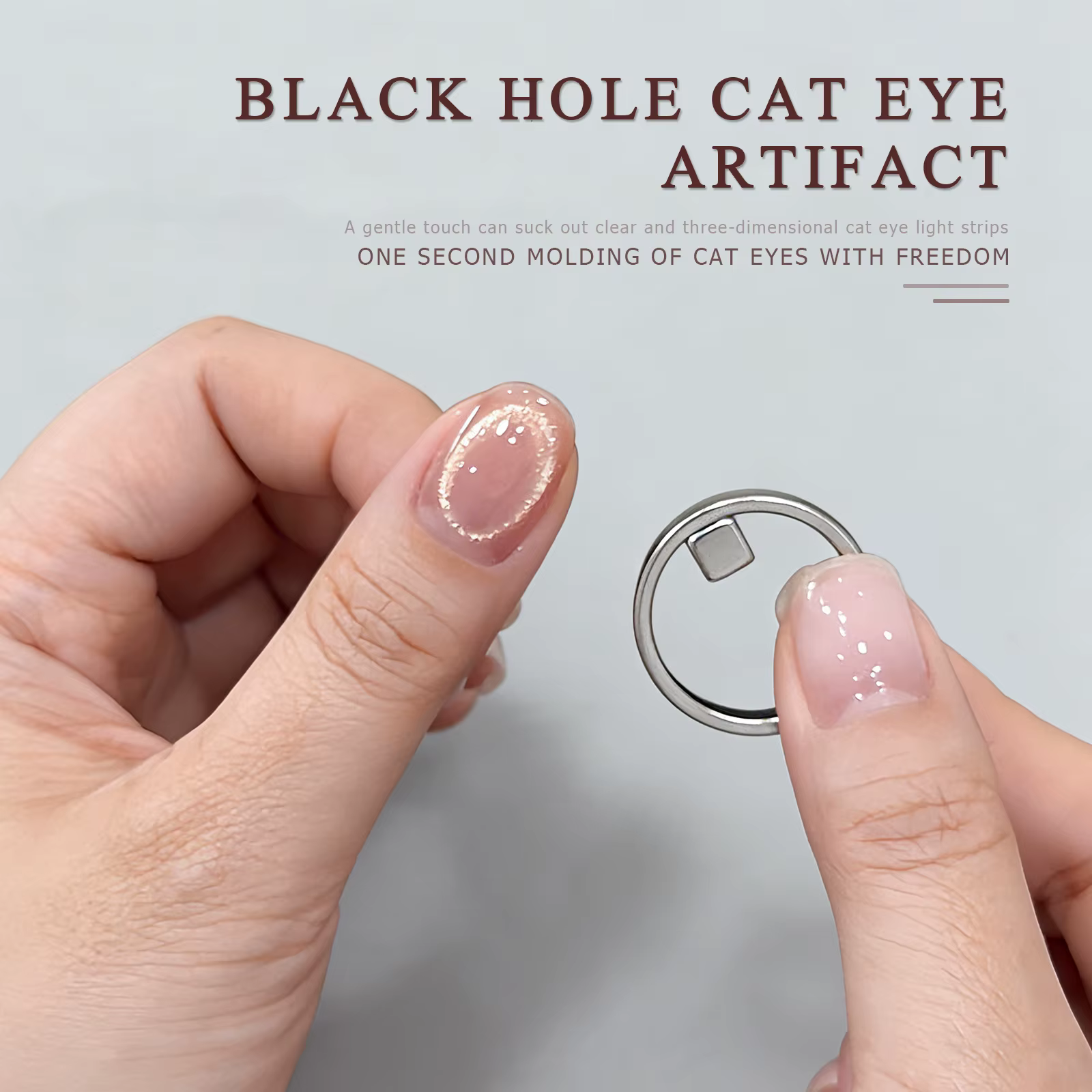 Nouvel Outil Magnétique Circulaire Effet Œil de Chat pour Nail Art