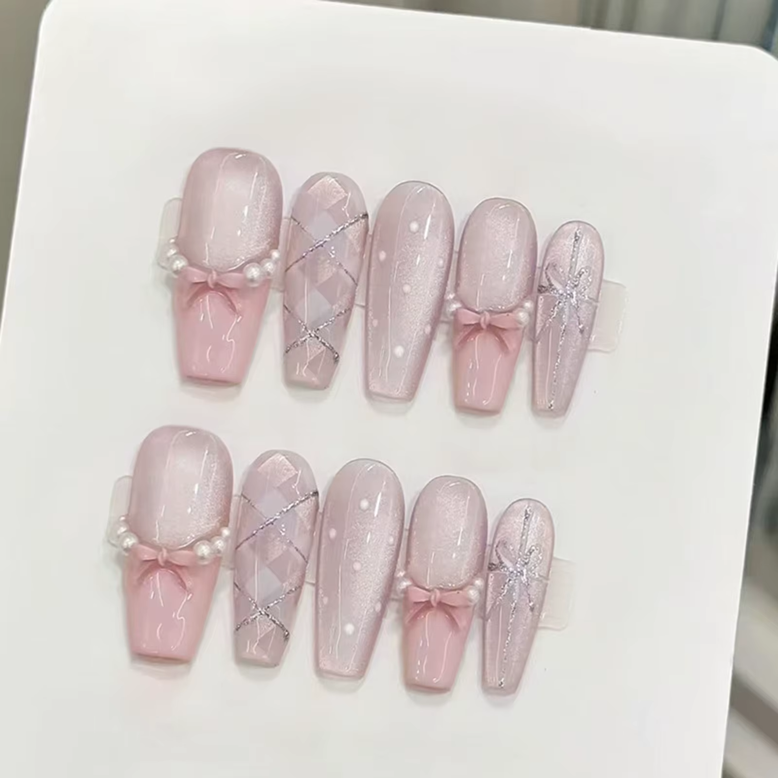 Faux nœud papillon portable à couverture complète pour femmes et filles