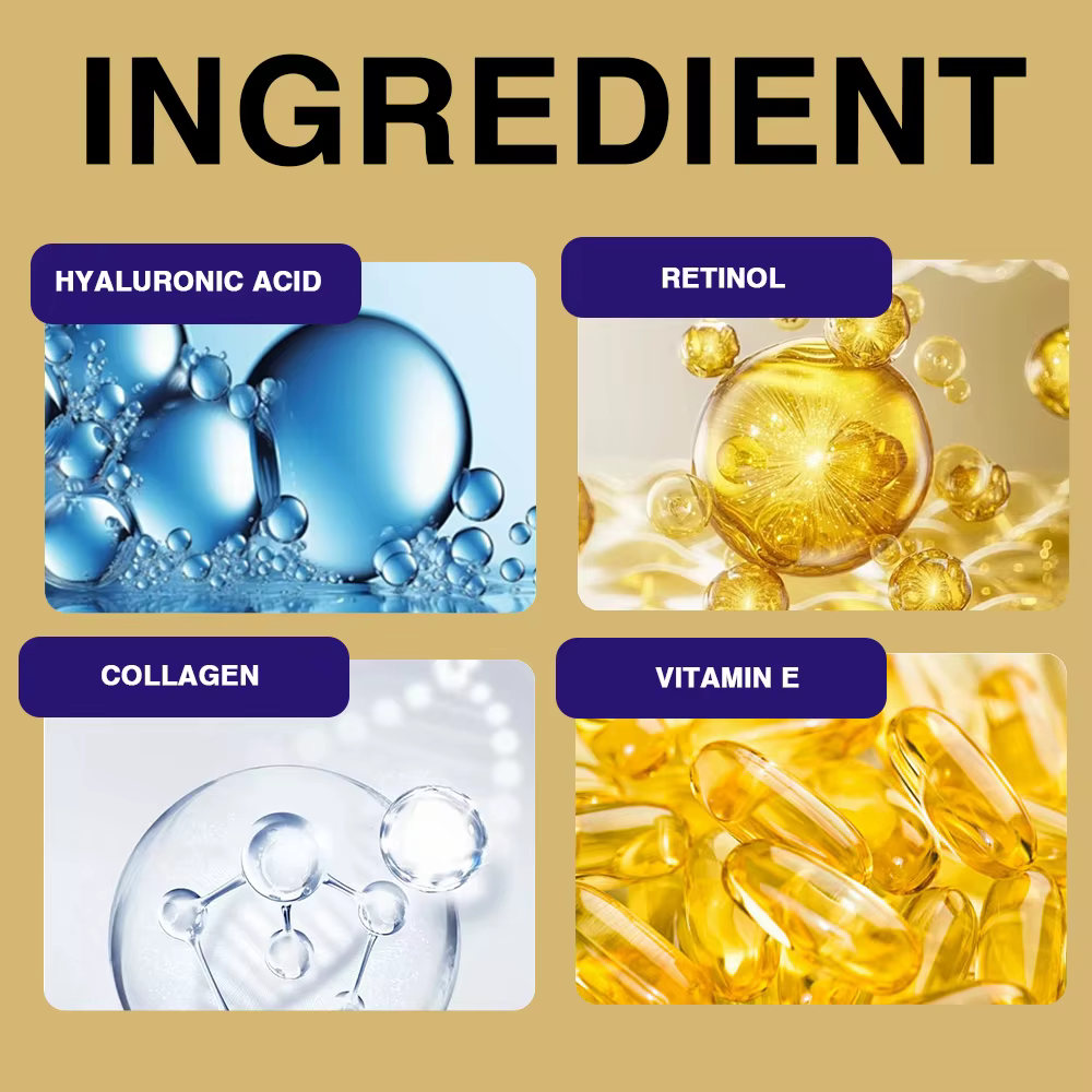 Peptide de collagène – Sérum de collagène anti-âge pour le visage, éclaircissant la peau, réduit les ridules et les rides, guérit et répare la peau