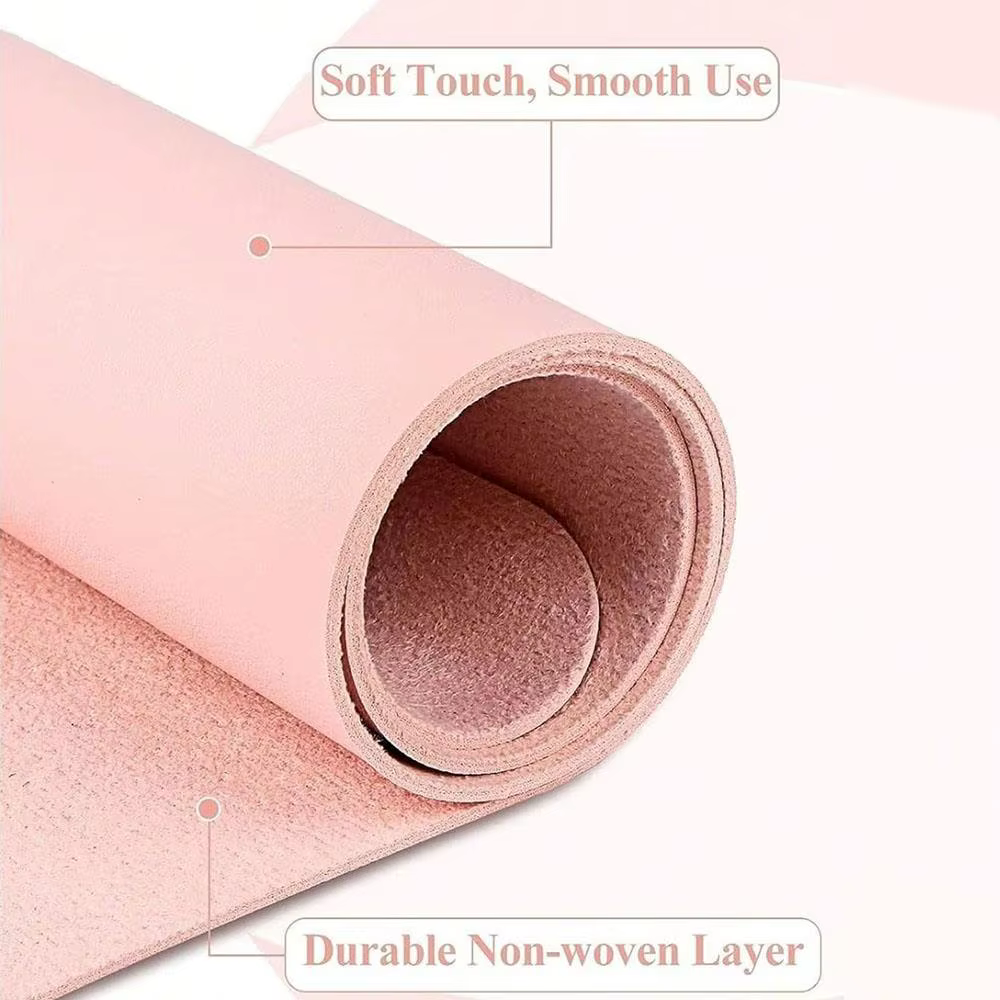 Tapis de manucure pliable en cuir PU