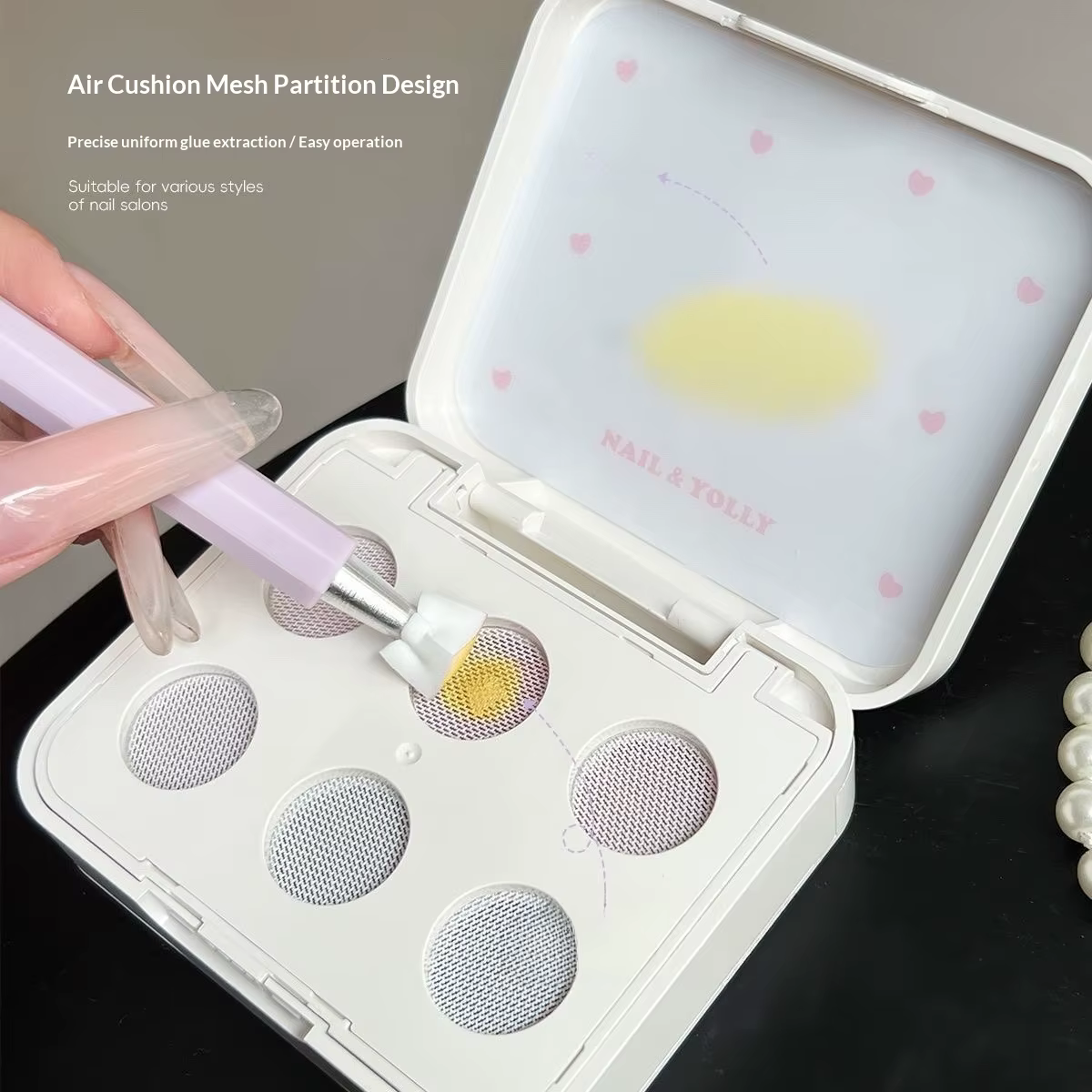 Gel de Peinture Dégradé 6 Couleurs pour Nail Art