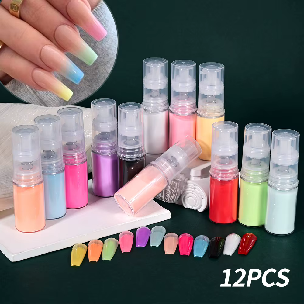 Poudre scintillante pour ongles