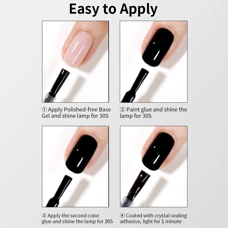 RS NAIL – couche de finition en cristal