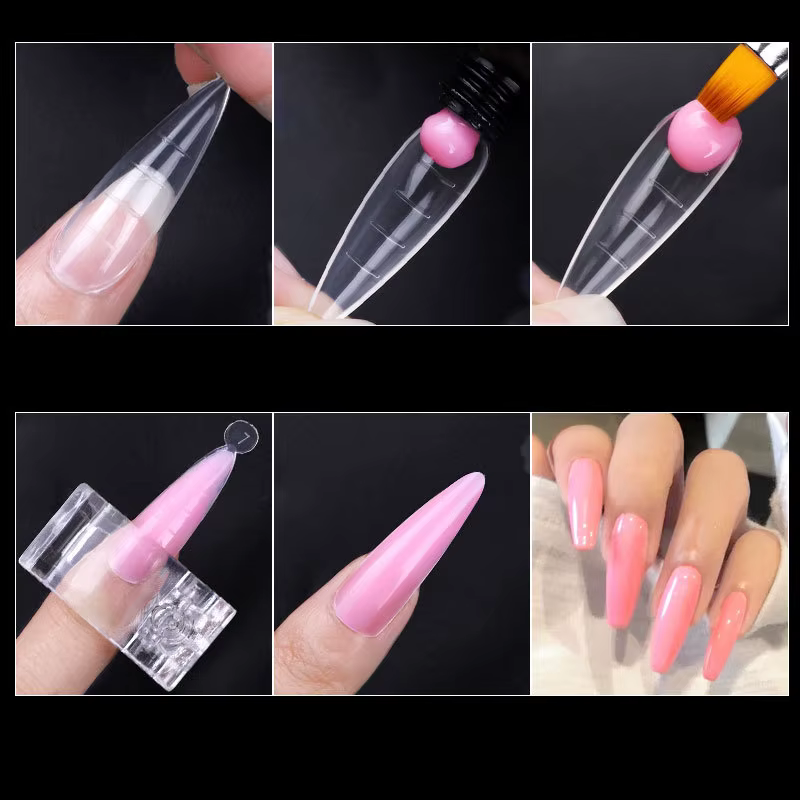 Misscheering 120 pièces/boîte faux ongles transparents acrylique français