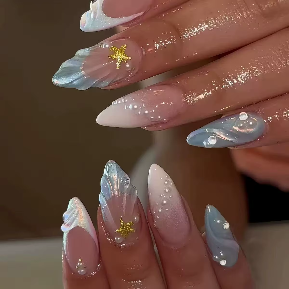 Faux ongles 3D faits main