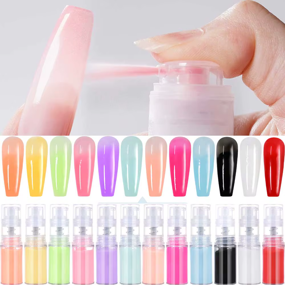 Poudre scintillante pour ongles
