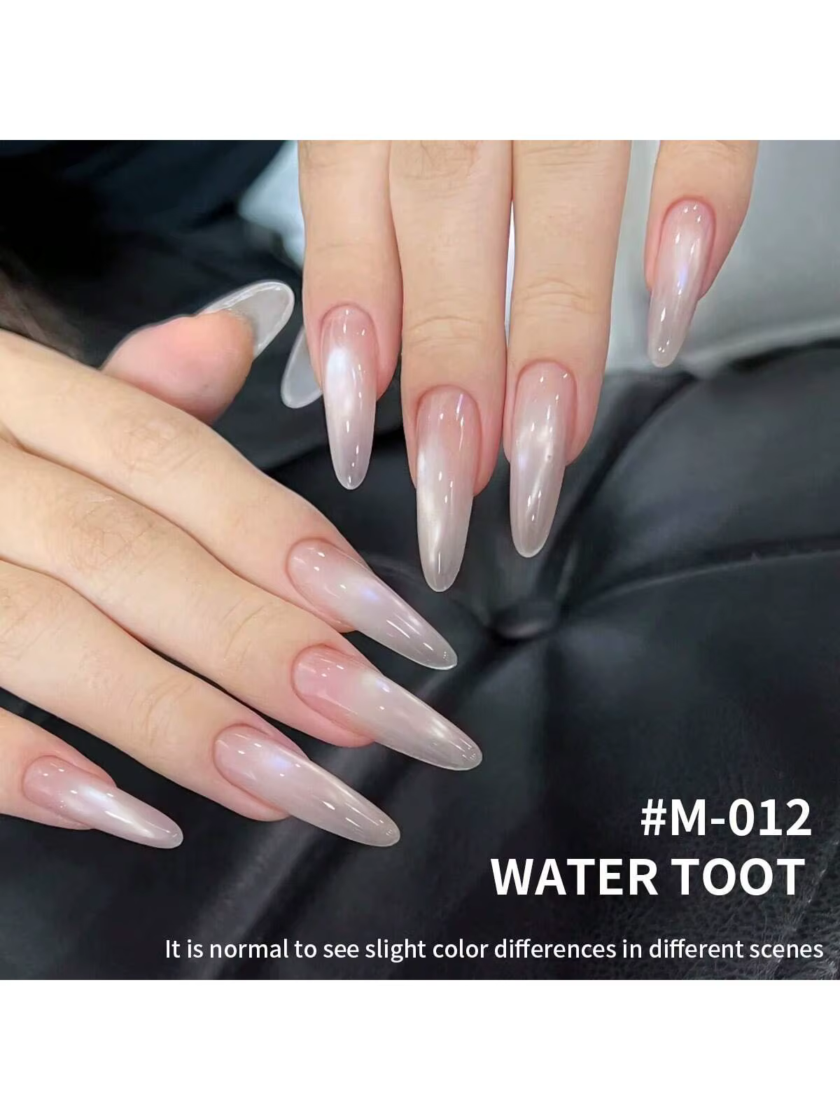 Ensemble de vernis à ongles Gel de couleur rose glace et Toot d'eau populaire de 15ml