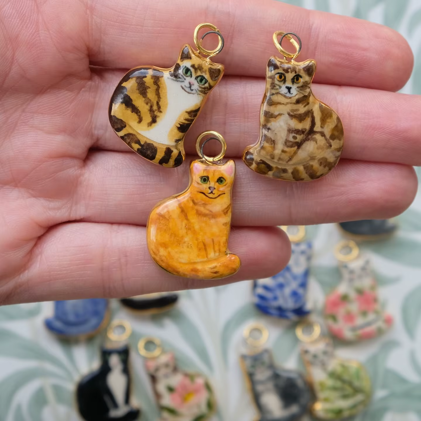 Nouveau Collier DIY Tendance avec Pendentif Chat de Dessin Animé pour Femmes et Filles, Accessoire de Peinture, Cadeau DIY