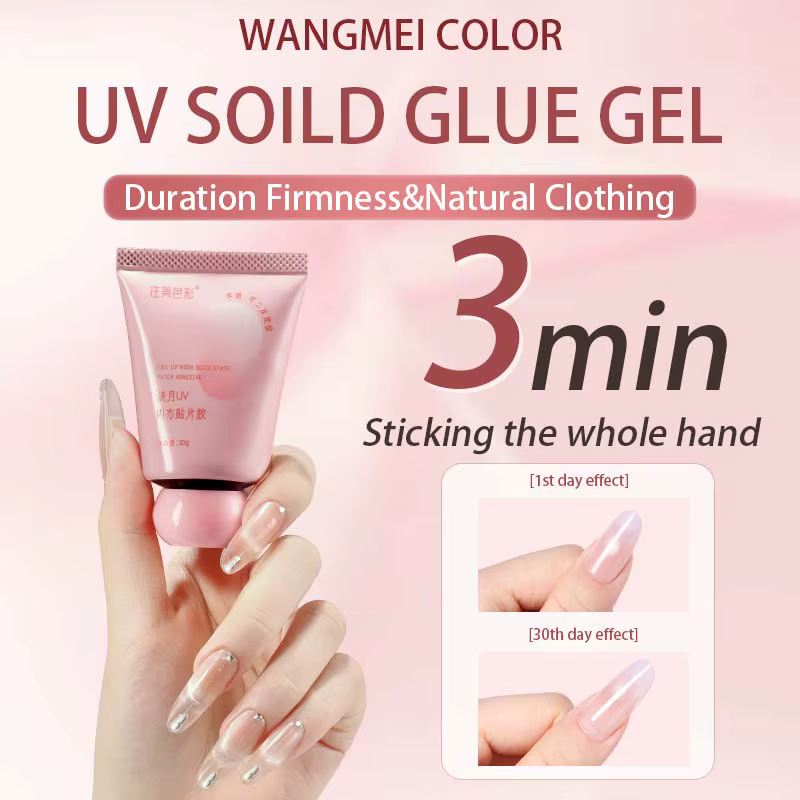 WANGMEI couleur Gel solide colle à ongles 30g Gel doux