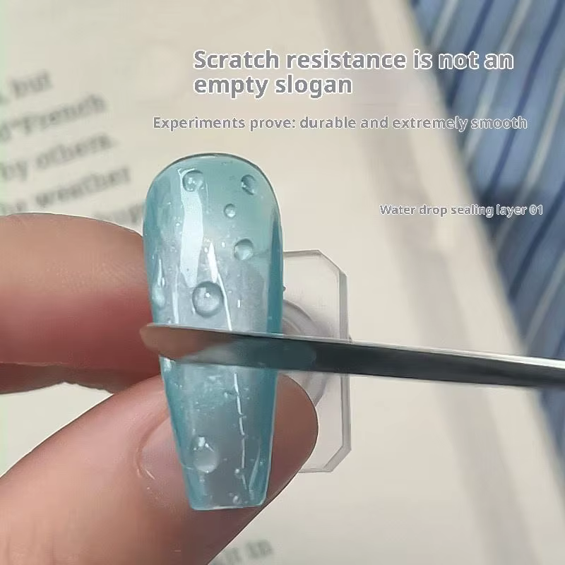 ㉫ Nouveau Gel Nail Art 3D Haute Transparence Effet Goutte d'Eau