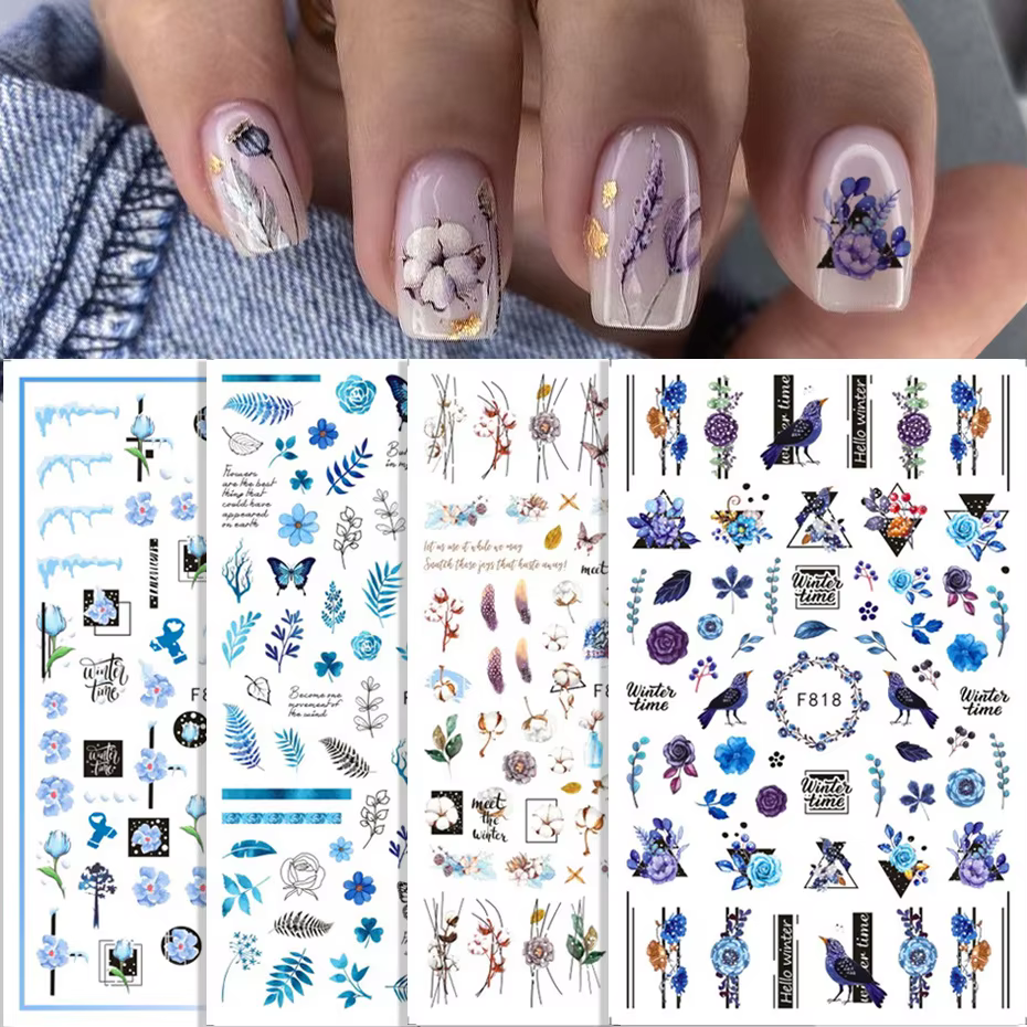 Autocollants 3D pour ongles