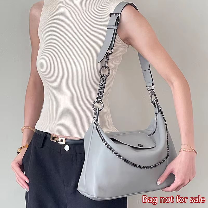 Chaîne d'extension pour Longchamp Hobo, chaîne décorative de décoration de sac, chaîne étendue, sangle de sac sous les bras, accessoires de remplacement