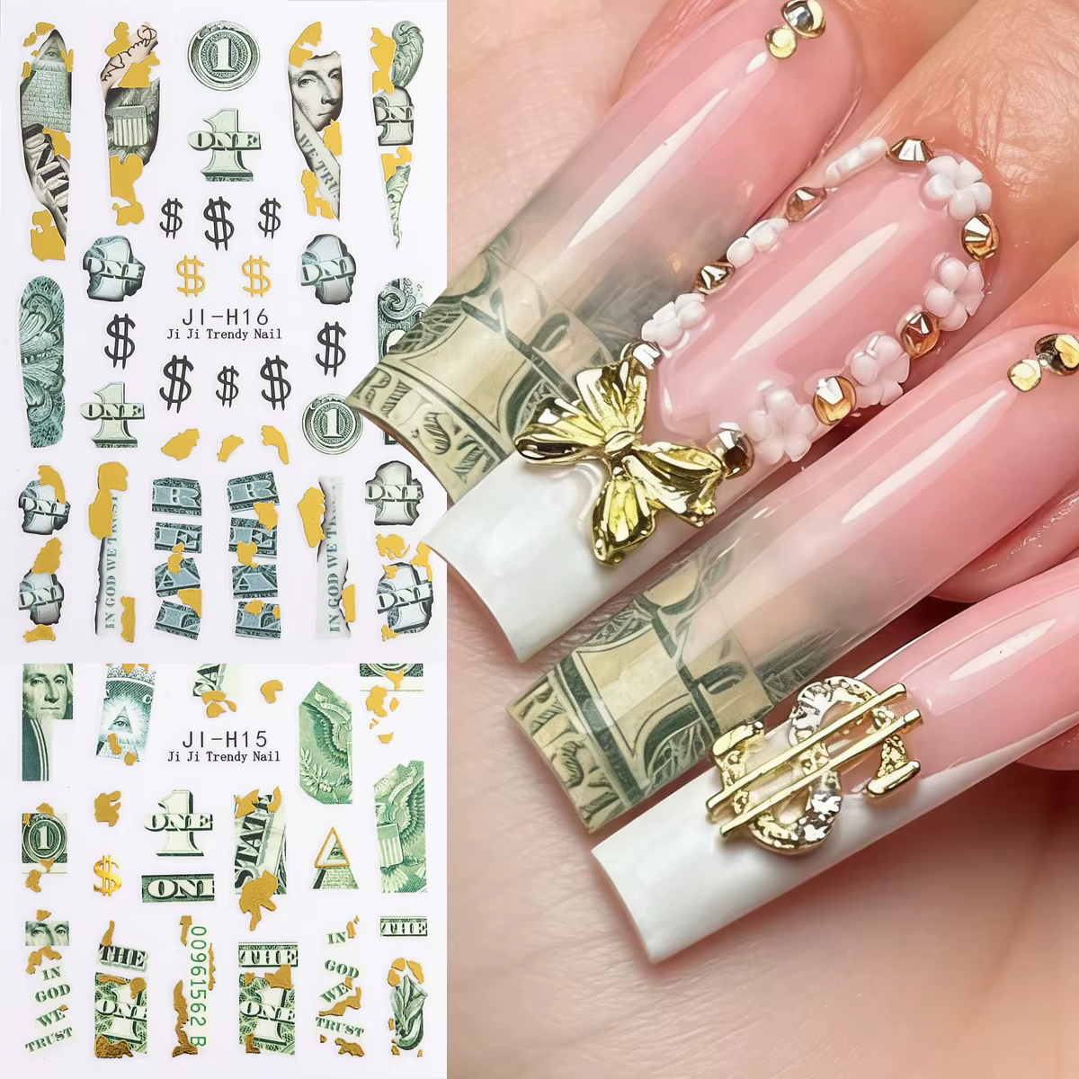 Autocollants 3D pour ongles