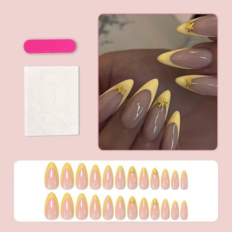 24 faux ongles style patch