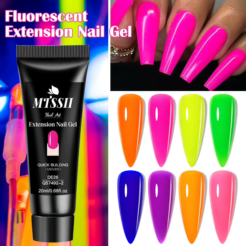 Gel pour ongles en Poly néon