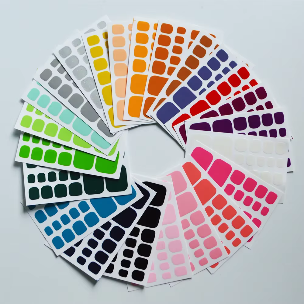 Autocollants Solides pour Ongles de Pieds