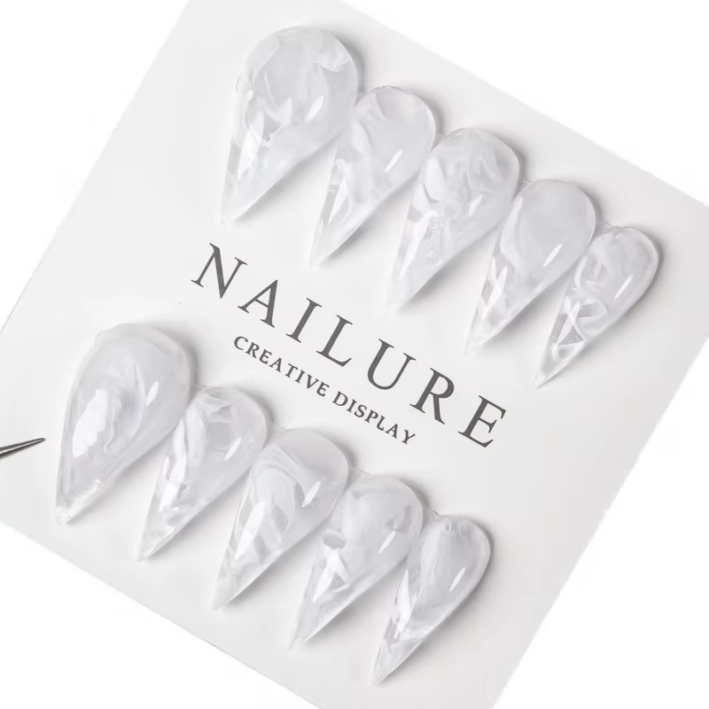 Faux ongles à presser extra longs