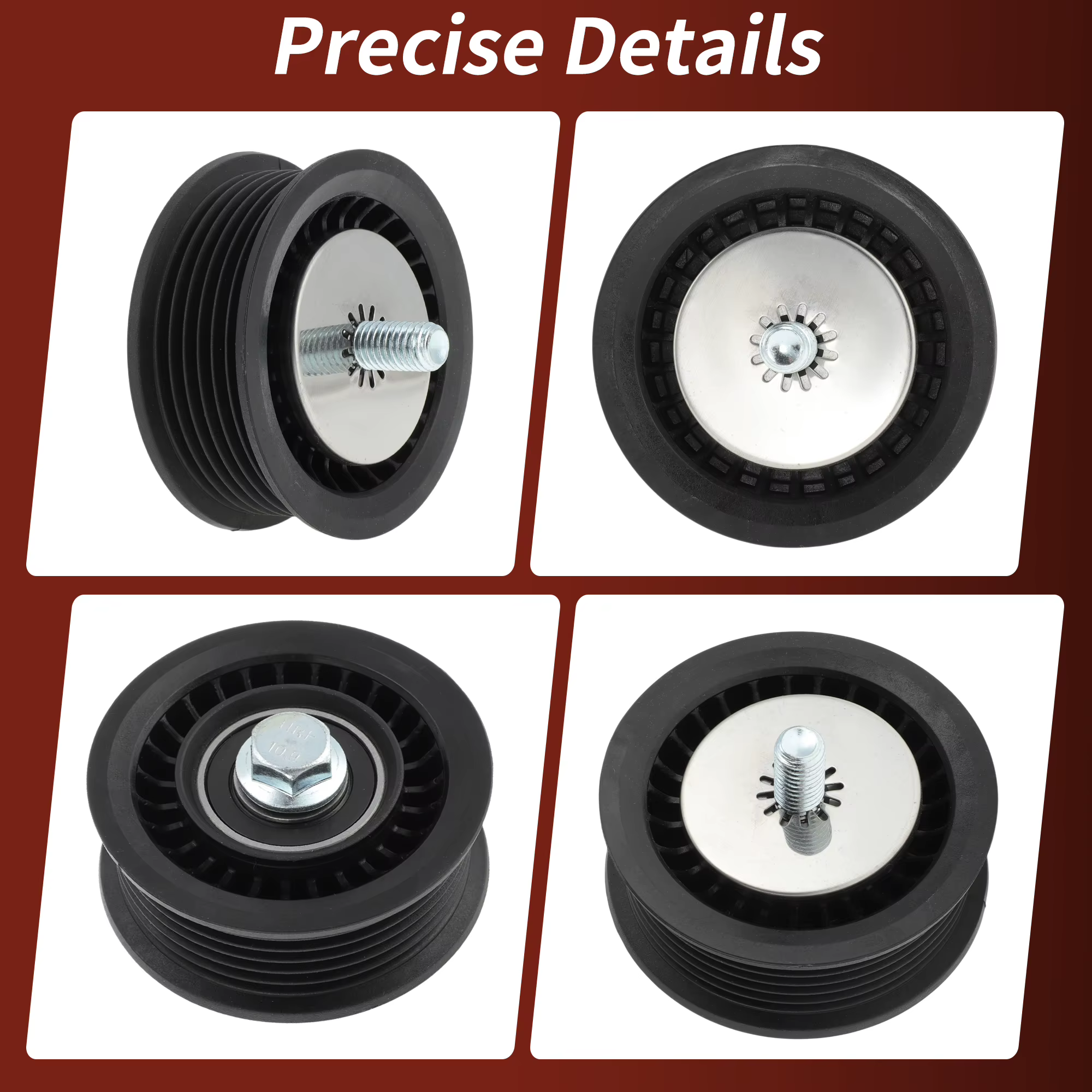UXCELL No.12700122 poulie de renvoi de courroie d'entraînement accessoire pour Chevrolet pour GMC pour Cadillac