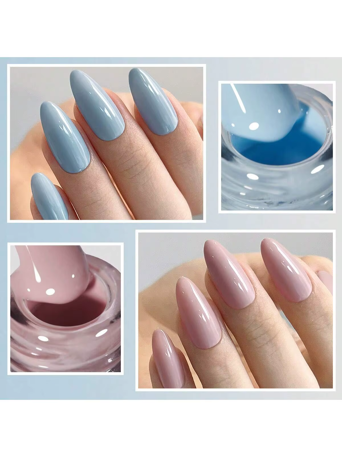15ML rose nu bleu vernis à ongles Semi Permanent Nail Art trempage UV LED Salon de manucure bricolage