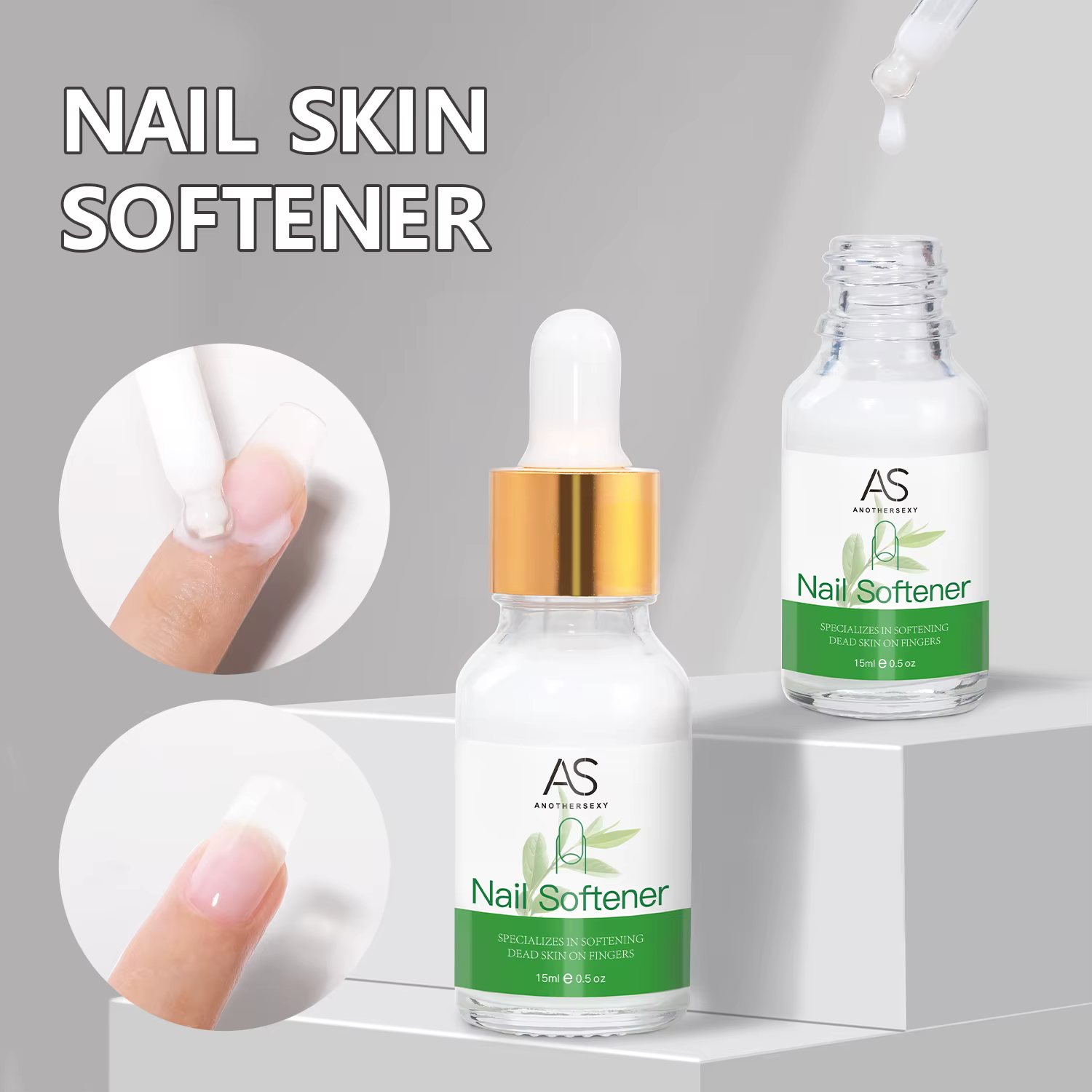 AS dissolvant de cuticules liquide adoucisseur