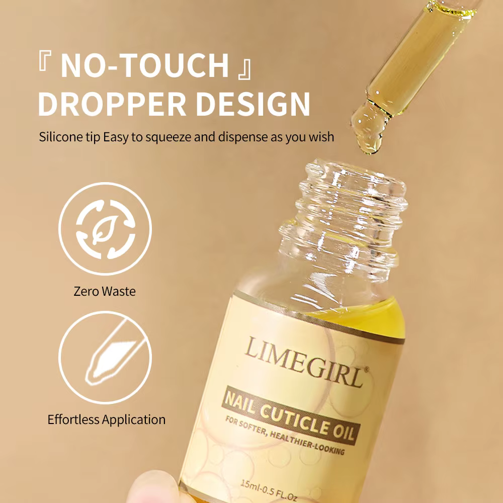 LIMEGIRL15ML huile nutritive pour cuticules des ongles nourrit et répare