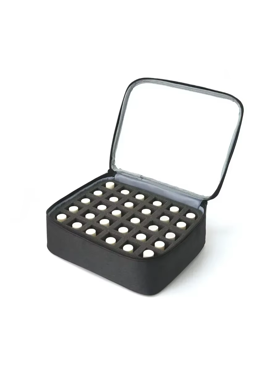 Sac de rangement pour vernis à ongles à 30 compartiments