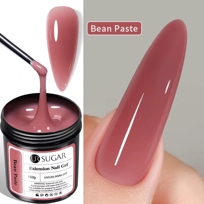 UR SUGAR 150g Gel d'extension d'ongles en acrylique, formule UV durcissable, pour manucure rapide, construction et auto-nivellement des ongles