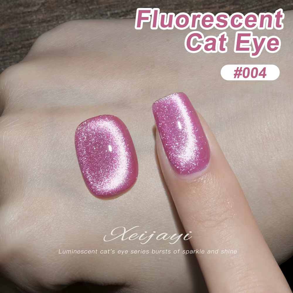 Vernis Gel Fluorescent yeux de chat 15ml cristaux de cristal Gel magnétique avec étincelles