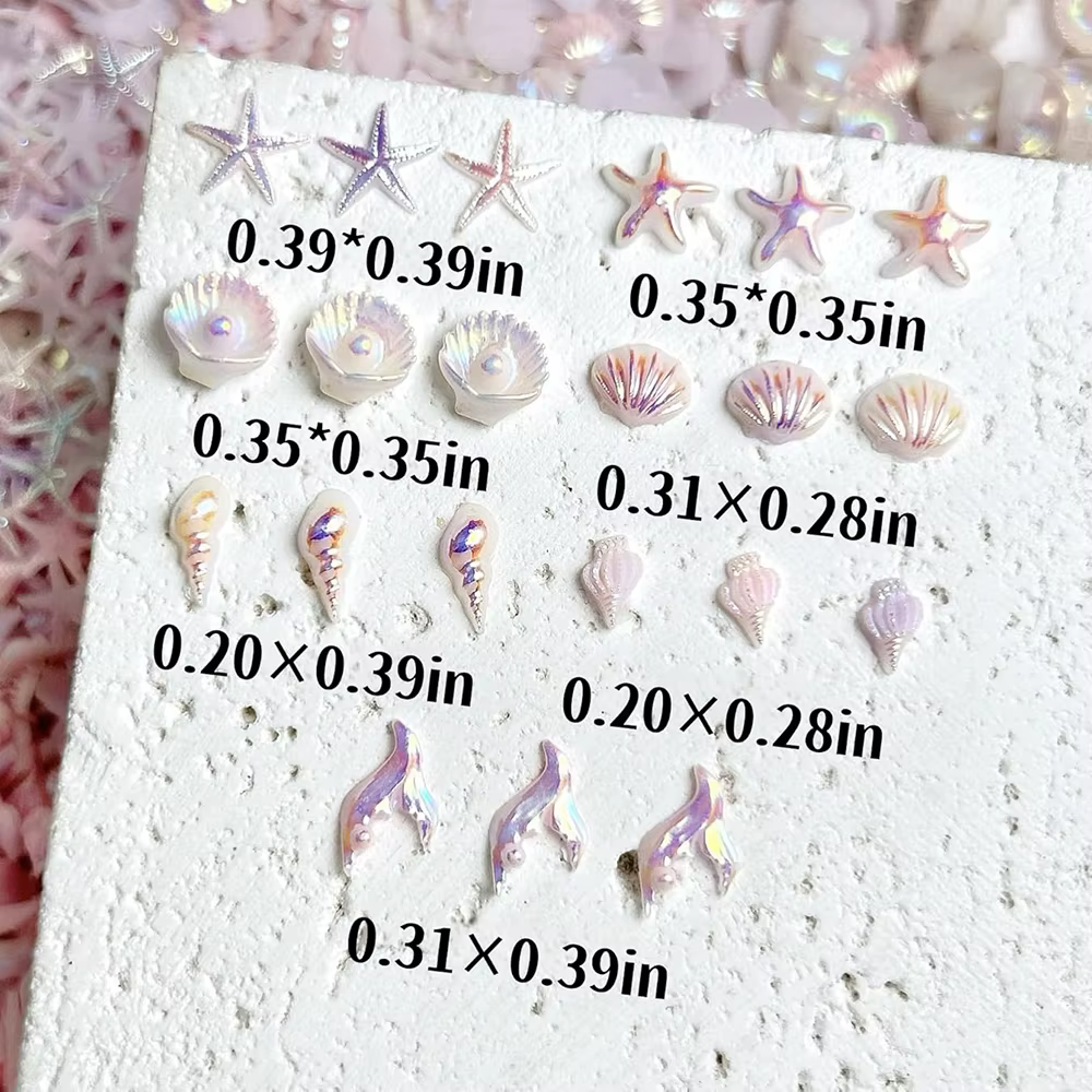 50 pièces de strass pour ongles