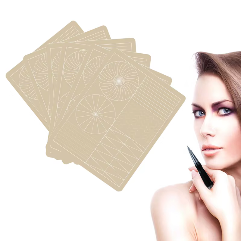 Tatouage des sourcils formation peau caoutchouc simulé peau débutant pratique maquillage Microblading fournitures permanentes