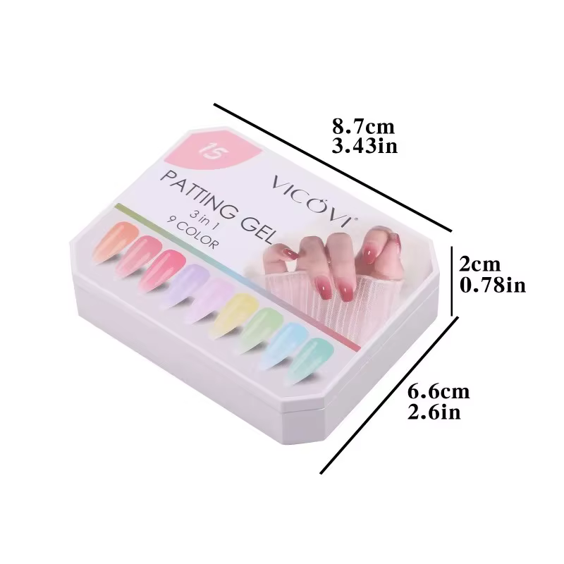9 grille dégradé peinture Gel Palette Ombre tapotement Gel vernis à ongles décapant