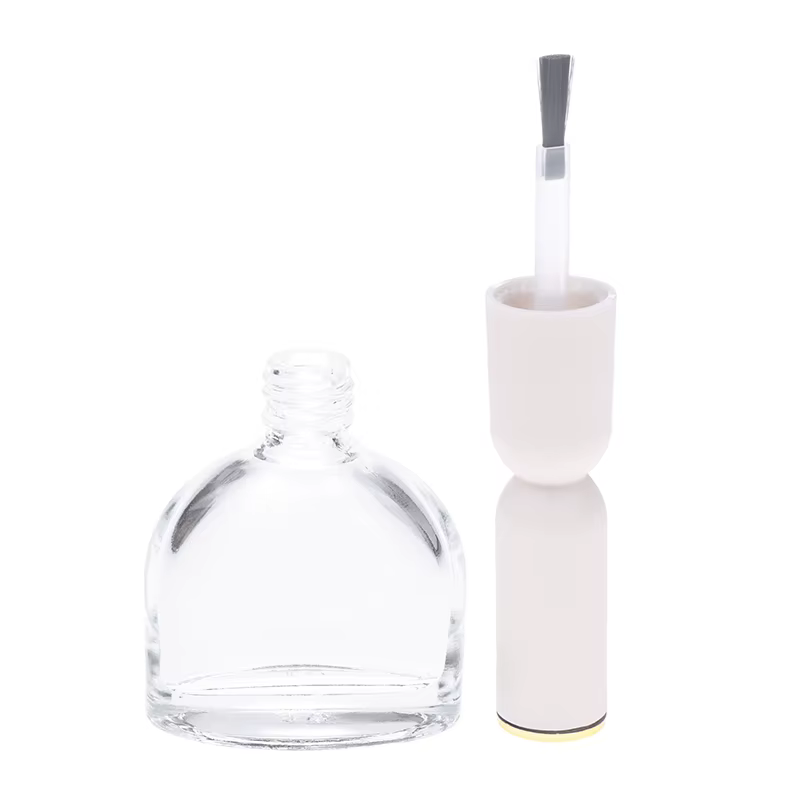 Mini bouteille en verre pour vernis à ongles de 13ml