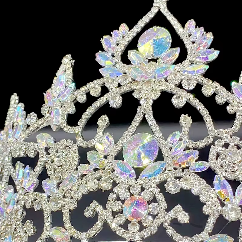 Diadèmes de couronne de reconstitution historique, bijoux de cheveux, accessoires de fête, spectacle de Rh, vêtements de sauna