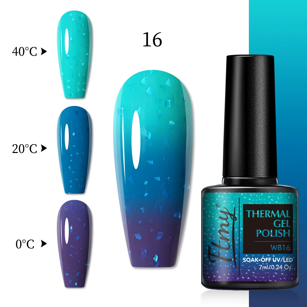 Vernis à ongles Gel à couleur changeante