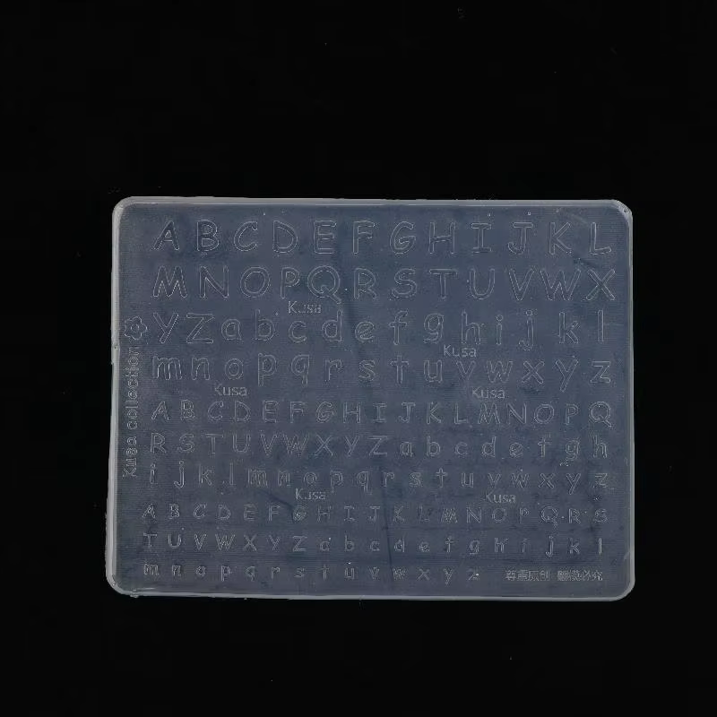 Moule à ongles en silicone transparent