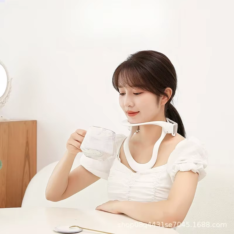 Collier cervical, soutien du cou, posture de la tête avant, assise longue, traction du cou, posture assise correcte, soutien du cou