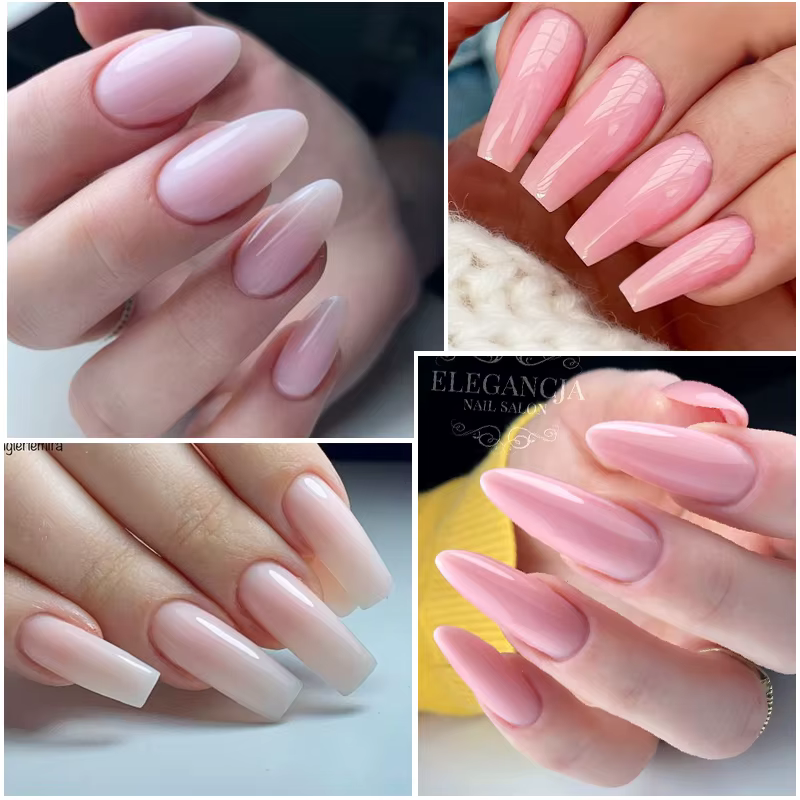UR SUGAR 15ml gelée Extension vernis à ongles Gel de Construction UV rose blanc clair tremper Nail Art Gel