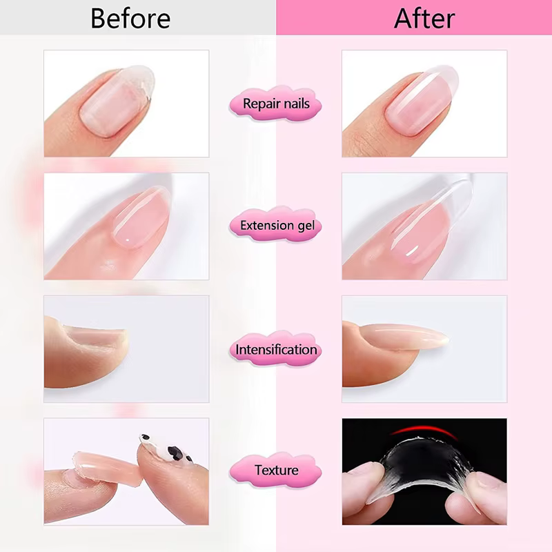 CHUNSHU 30 Ml Extension de Gel pour ongles dur Poly vernis UV Gel de Construction constructeur rapide étendre