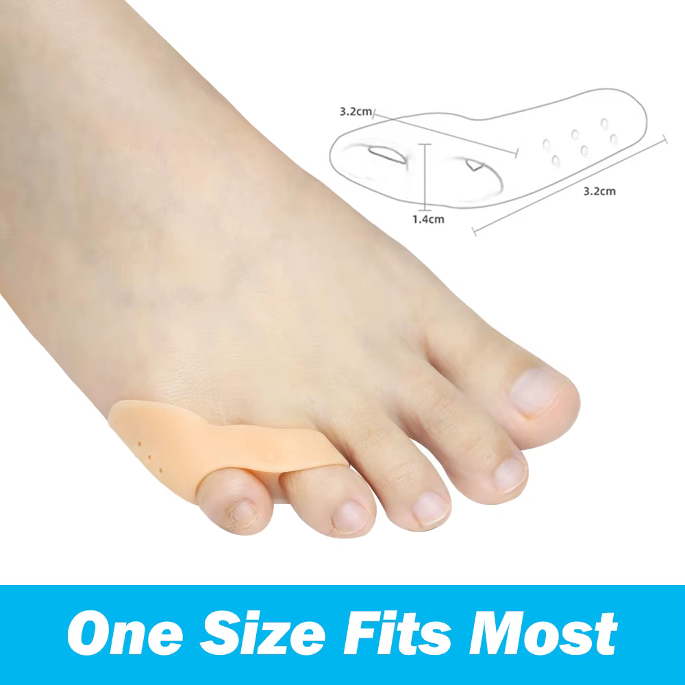 Pexmen Séparateur d'orteils en gel 2/4 pièces