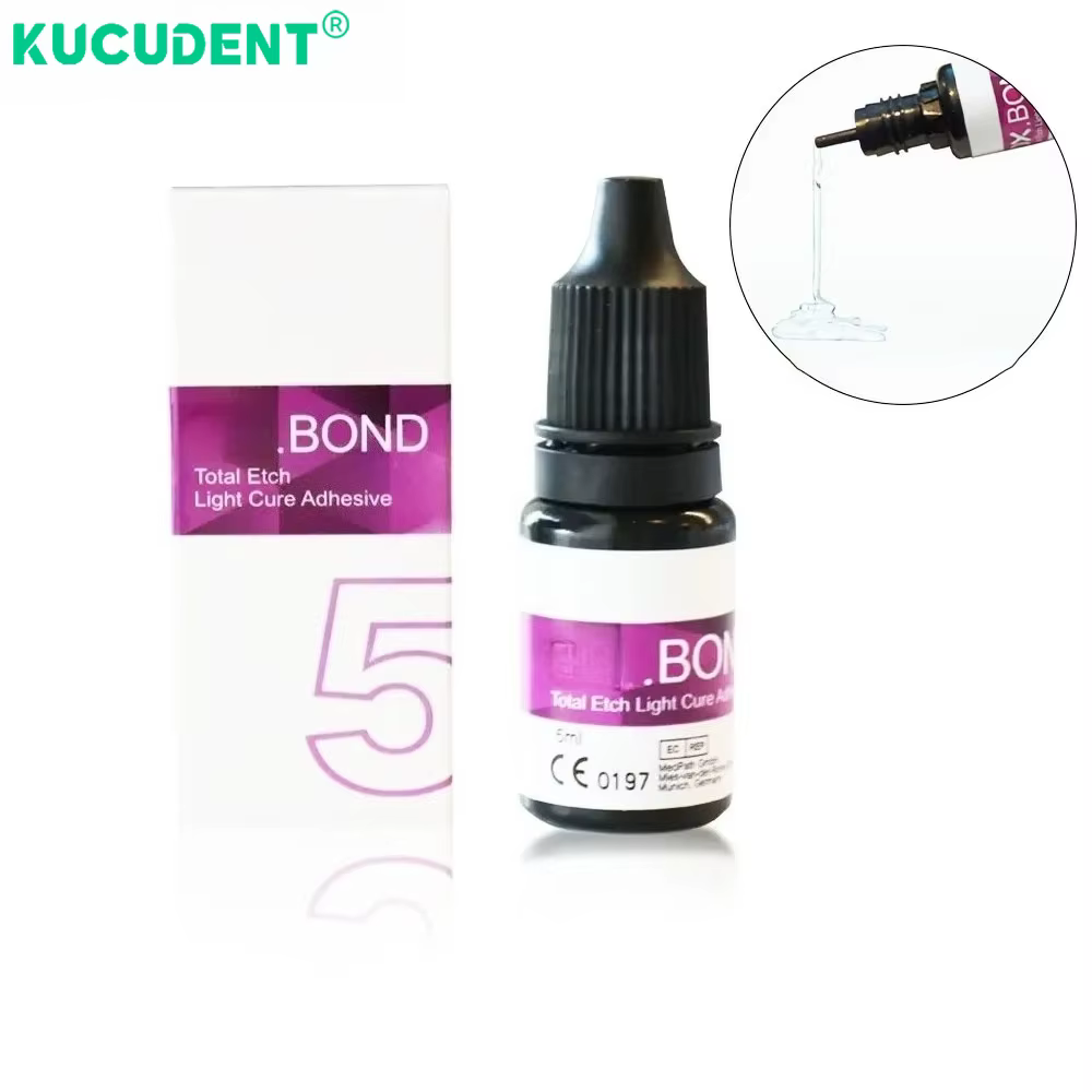 DX.BOND adhésif dentaire photopolymérisable 5ML Agent de gravure totale Gel de gravure acide colle pour dents matériau d'apprêt en résine Composite photopolymérisable
