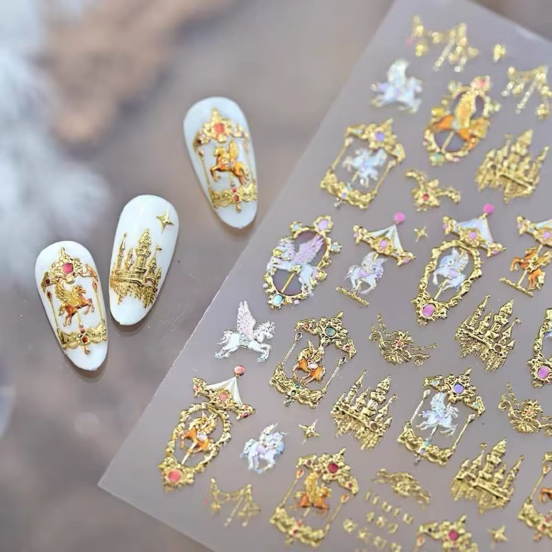 Autocollants pour ongles de luxe léger