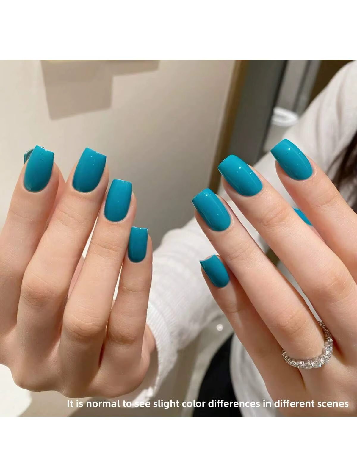2025 Gel bleu paon japonais printemps-été - Vernis à ongles éclaircissant pour la peau