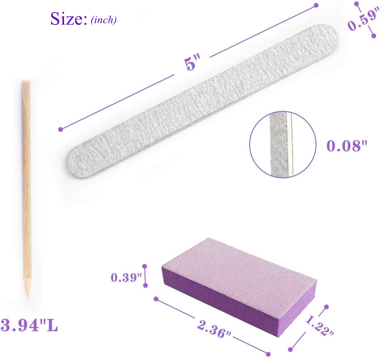 Kit de manucure en forme de poulet pour pédicure