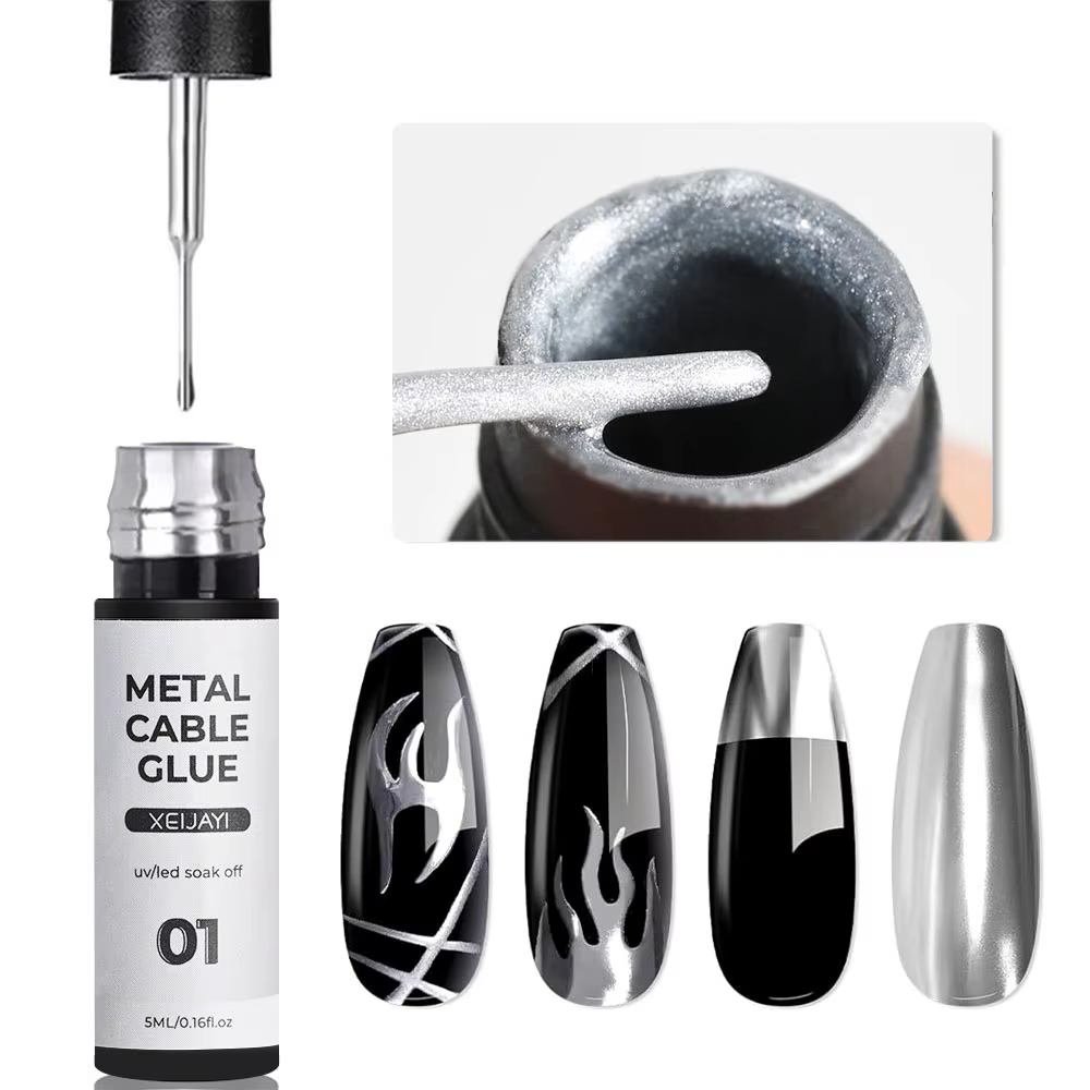 Vernis à ongles en Gel métallique Super brillant