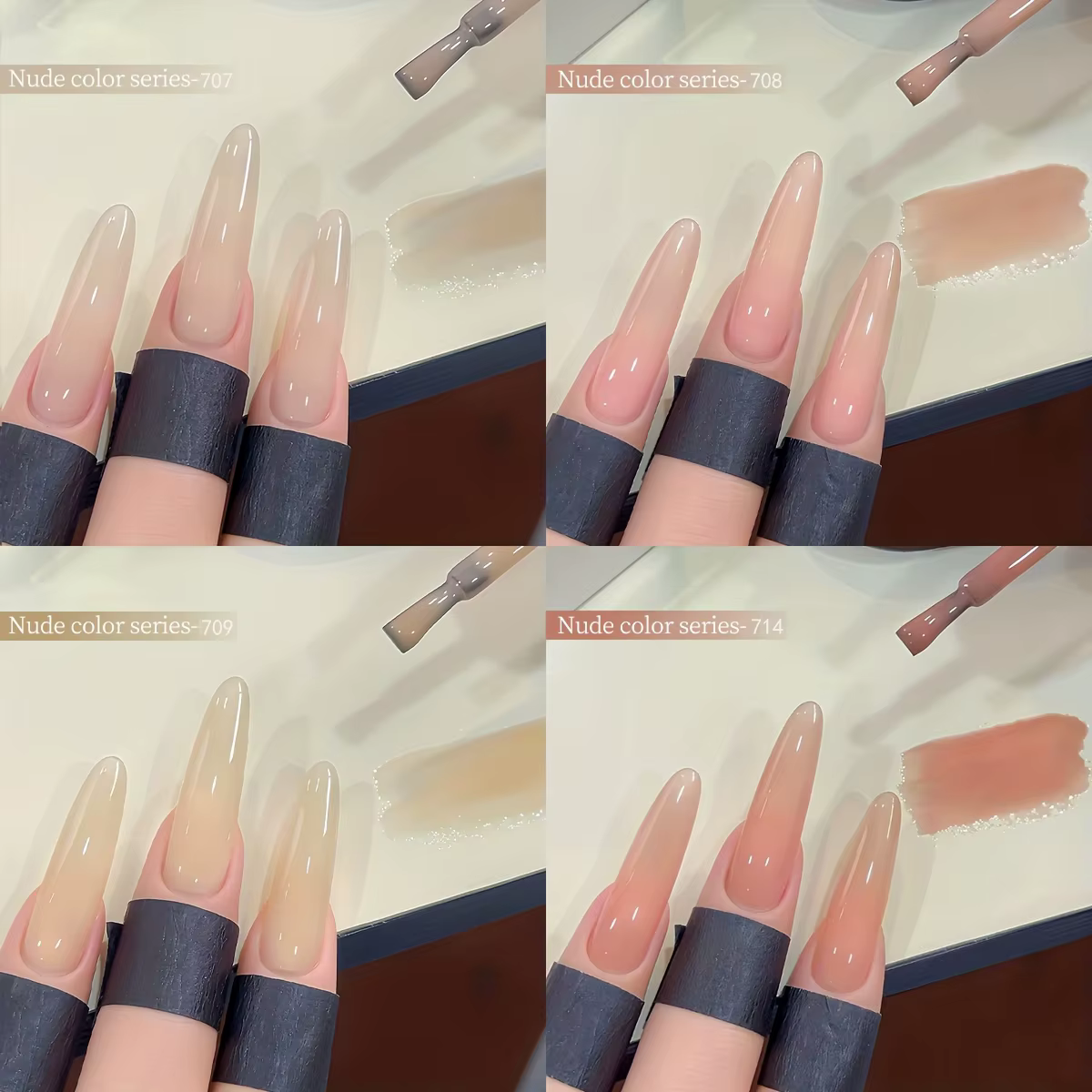 Vernis à ongles gel effet gelée populaire