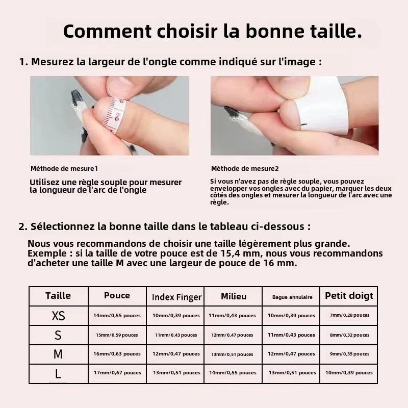 Shibuya Menhera Noir Rose Longue Pointe Faux Ongles Y2k Spice Girl Doux Cool
