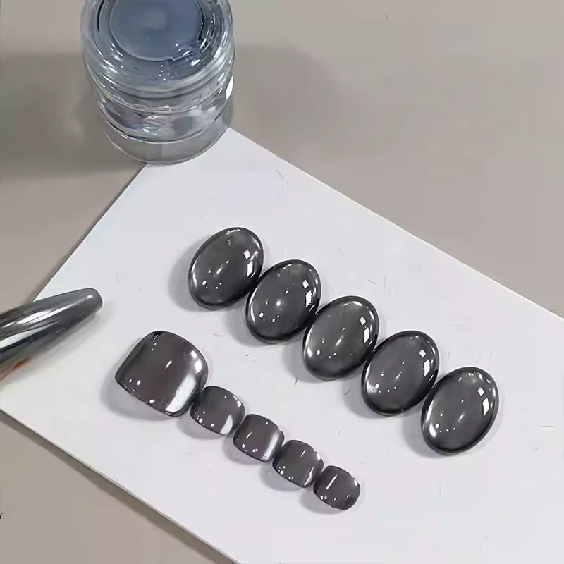 1 Boîte de Poudre à Ongles Super Magic Mirror Noire